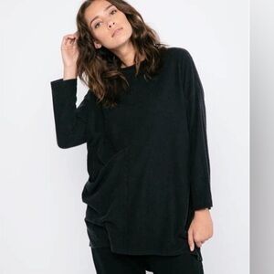 Elizabeth Suzann Harper tunic black silk noil